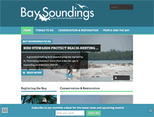 Tablet Screenshot of baysoundings.com
